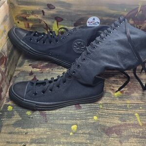 Converse Chuck Taylor All Star XX High Womens Size 9.5 Black Shoes A12325C NEW
